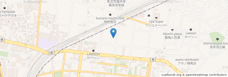 Mapa de ubicacion de 志賀整形形成外科 en Japan, Präfektur Miyagi, 仙台市, 青葉区, 宮城野区.