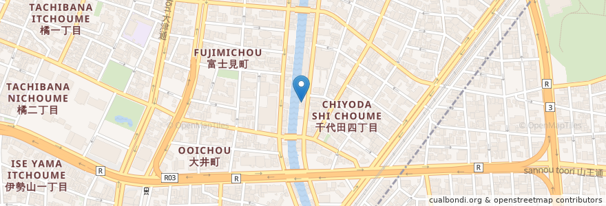 Mapa de ubicacion de コメダ珈琲店 en Japan, Präfektur Aichi, 名古屋市, 中区.