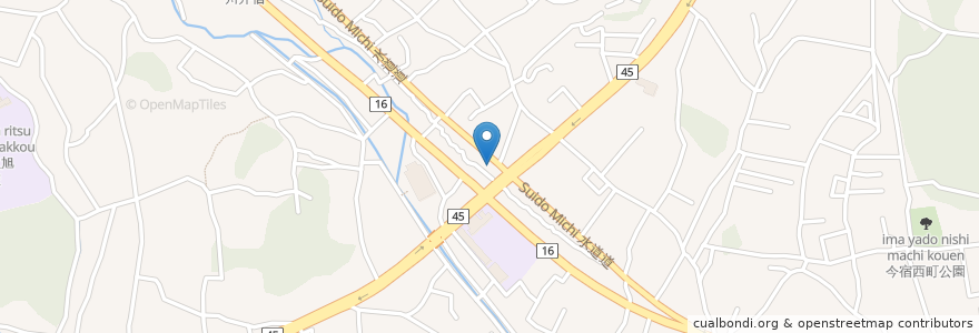 Mapa de ubicacion de 都岡町町内会館 en Japan, 神奈川県, Yokohama, 旭区.