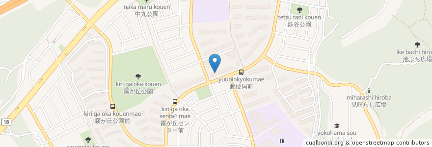 Mapa de ubicacion de ZETA DUE en Japonya, 神奈川県, 横浜市, 緑区.