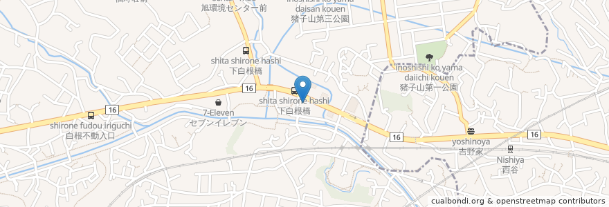 Mapa de ubicacion de esso en 日本, 神奈川県, 横浜市, 保土ヶ谷区.