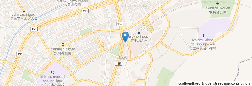 Mapa de ubicacion de エヴェレスト en 日本, 东京都/東京都, 八王子市.