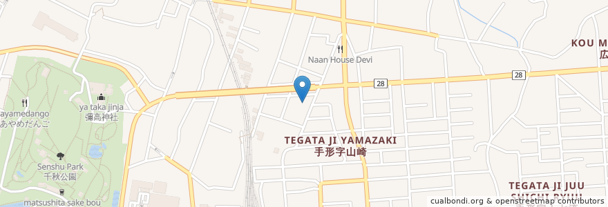 Mapa de ubicacion de 川原醫院 en 日本, 秋田県, 秋田市.