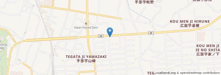 Mapa de ubicacion de わかば寿し en Jepun, 秋田県, 秋田市.