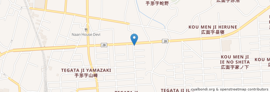 Mapa de ubicacion de カオル楽園 en Japão, 秋田県, 秋田市.