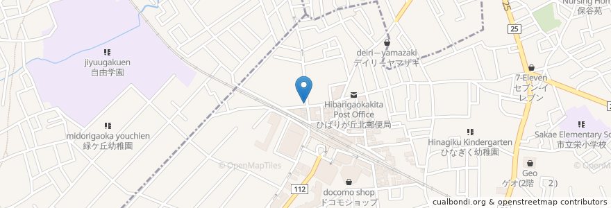 Mapa de ubicacion de 風風ラーメン ひばりヶ丘店 en Japon, Tokyo.