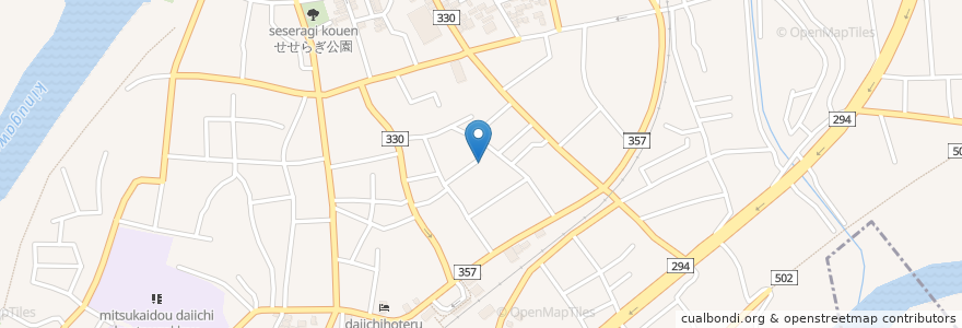 Mapa de ubicacion de 石宮神社 en Japan, Ibaraki Prefecture, Joso.