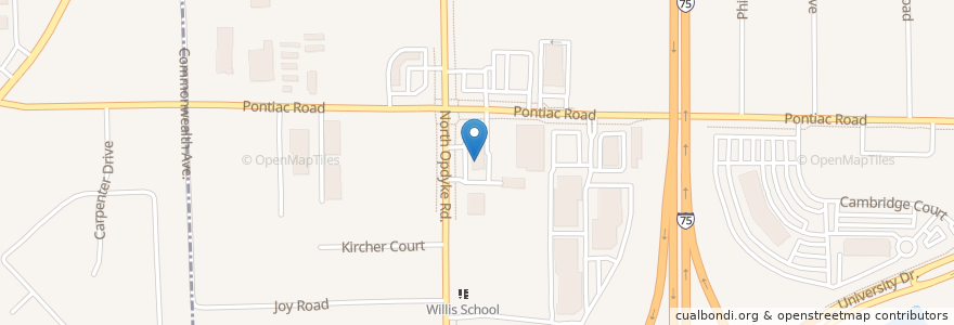 Mapa de ubicacion de Mr. Pita en United States, Michigan, Oakland County, Auburn Hills.