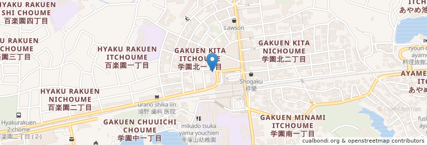 Mapa de ubicacion de ケンタッキー フライドチキン en 日本, 奈良県, 奈良市.