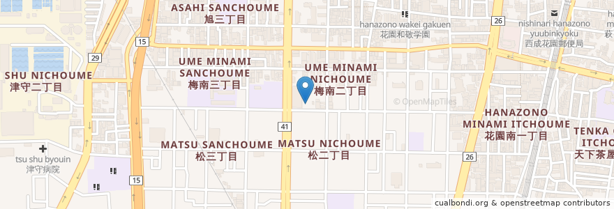 Mapa de ubicacion de 趙洲会 趙診療所 en Japão, 大阪府, 大阪市, 西成区.