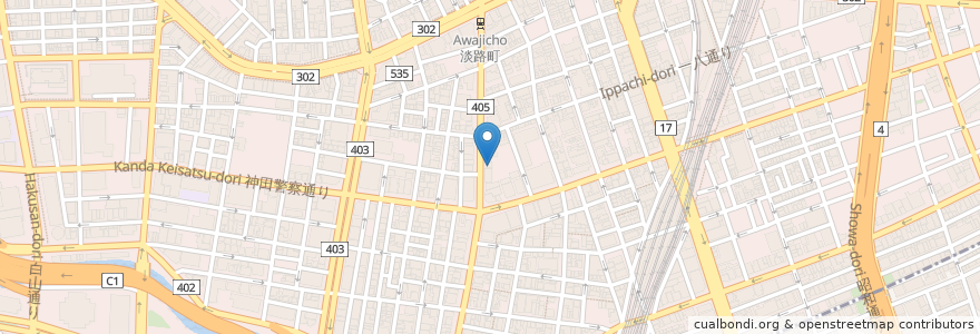 Mapa de ubicacion de 神田司町歯科 en Giappone, Tokyo, Chiyoda.