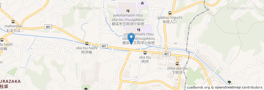 Mapa de ubicacion de ラーメンショップ en Japon, Préfecture De Kanagawa, 横浜市, 泉区, 戸塚区.