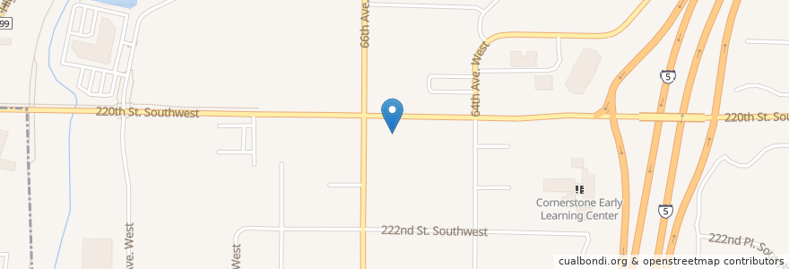 Mapa de ubicacion de HomeStreet Bank en 미국, 워싱턴, Snohomish County, Mountlake Terrace.