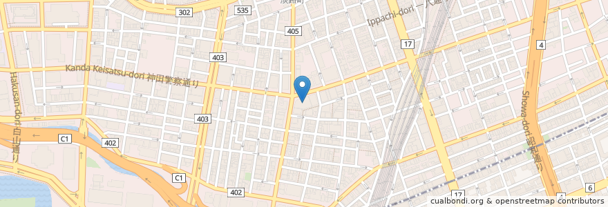 Mapa de ubicacion de 武蔵野銀行 en اليابان, 東京都, 千代田区.