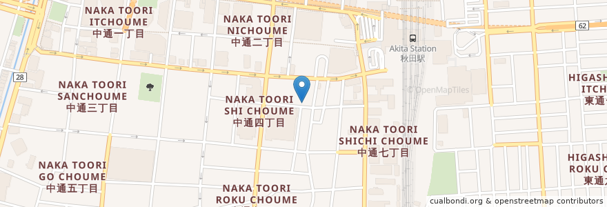 Mapa de ubicacion de やきやきや en ژاپن, 秋田県, 秋田市.