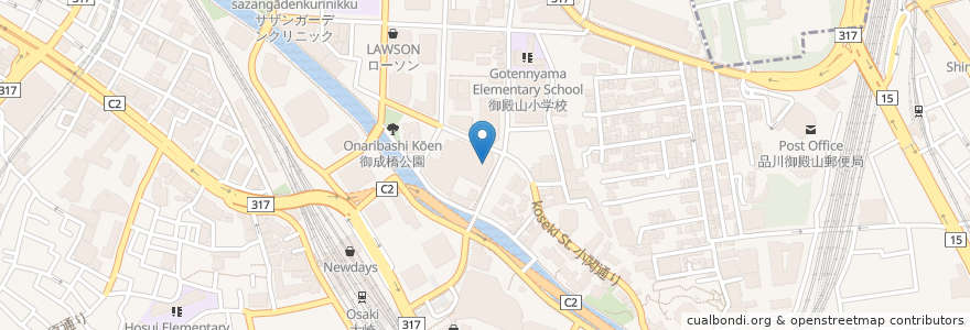Mapa de ubicacion de Waka-shachi-ya en Япония, Токио, Синагава.