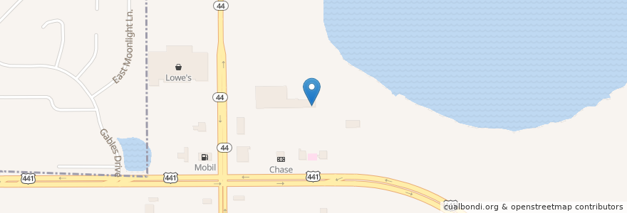 Mapa de ubicacion de Five Guys en United States, Florida, Lake County.