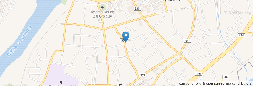 Mapa de ubicacion de 愛宕神社 en 일본, 이바라키현, 常総市.