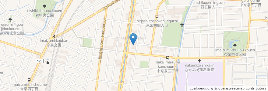 Mapa de ubicacion de マツモトキヨシ en Japão, 栃木県, 宇都宮市.