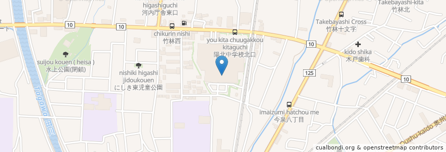 Mapa de ubicacion de タリーズコーヒー en ژاپن, 栃木県, 宇都宮市.