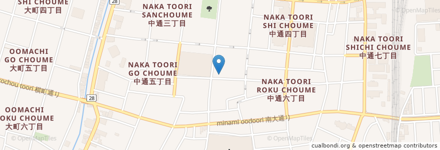 Mapa de ubicacion de 中通リハビリテーション病院 en Япония, Акита, 秋田市.