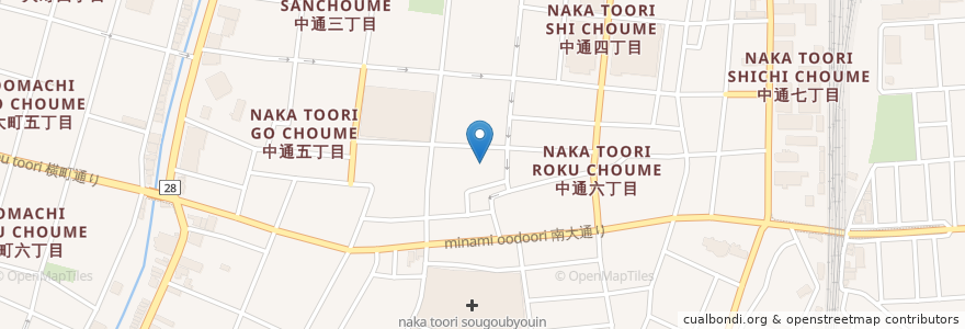 Mapa de ubicacion de 三浦整形外科医院 en Japão, 秋田県, 秋田市.