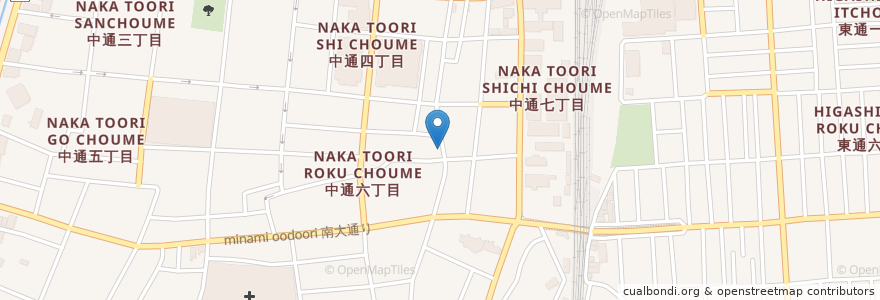Mapa de ubicacion de 小料理なみ en Jepun, 秋田県, 秋田市.