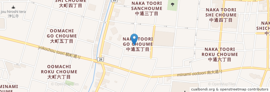 Mapa de ubicacion de 湊小児科医院 en Japón, Prefectura De Akita, 秋田市.