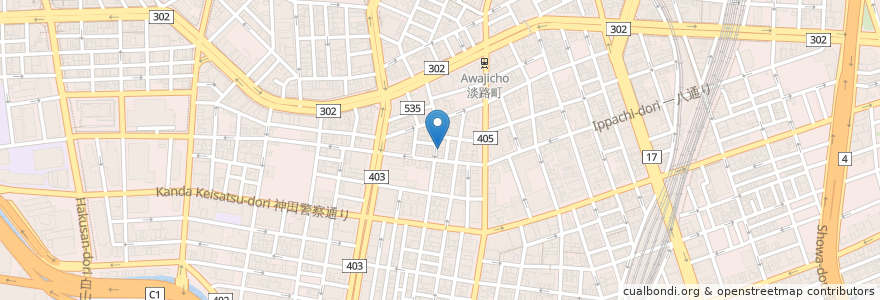 Mapa de ubicacion de ジャーマン en Japan, Tokio, 千代田区.