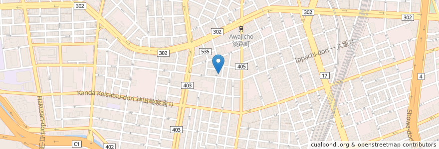 Mapa de ubicacion de ニコ丸弁当 en Japon, Tokyo, 千代田区.