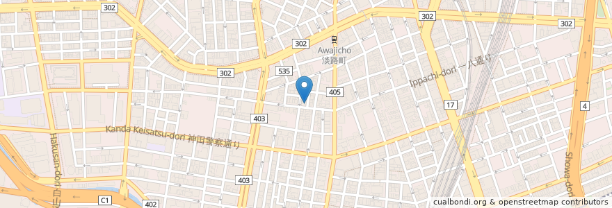 Mapa de ubicacion de つちのと en Japonya, 東京都, 千代田区.