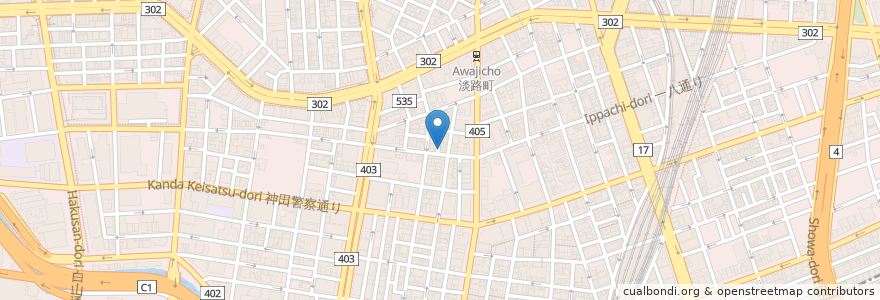 Mapa de ubicacion de portera en Jepun, 東京都, 千代田区.
