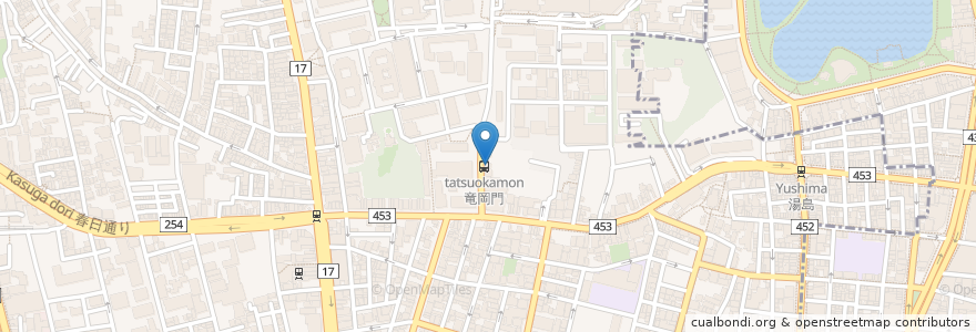 Mapa de ubicacion de 好仁会薬局 en Япония, Токио, Бункё.
