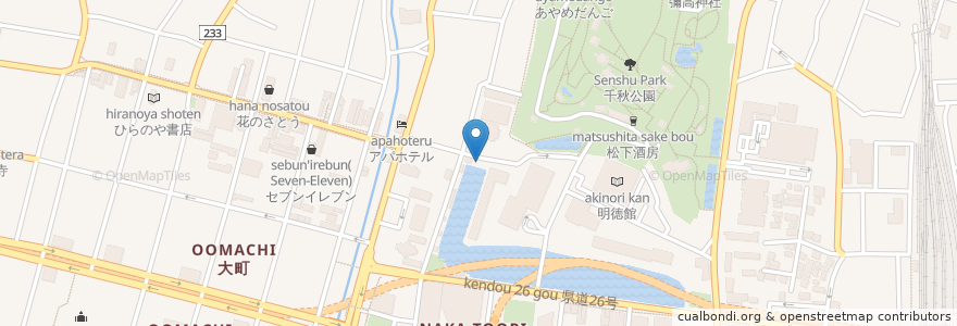 Mapa de ubicacion de ポッポ秋田 ハンバーグステーキ en Япония, Акита, 秋田市.