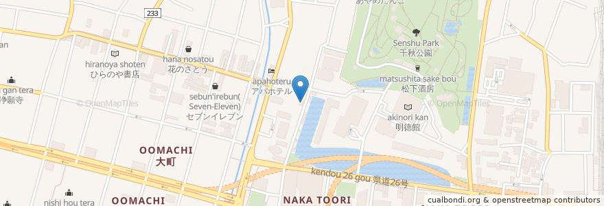 Mapa de ubicacion de 石田皮膚科医院 en Japan, 秋田県, 秋田市.