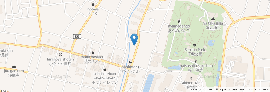 Mapa de ubicacion de 寿し大和 en Япония, Акита, 秋田市.