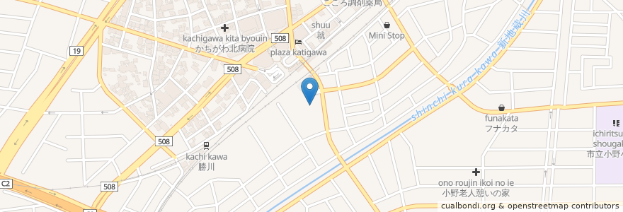 Mapa de ubicacion de 森内科クリニック en 日本, 愛知県, 春日井市.