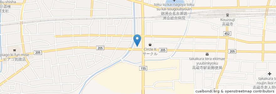 Mapa de ubicacion de ESSO en 日本, 愛知県, 春日井市.