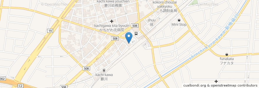 Mapa de ubicacion de Mos Burger en 日本, 爱知县, 春日井市.