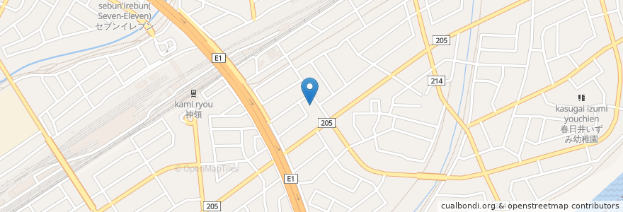 Mapa de ubicacion de 山内歯科医院 en Japon, Préfecture D'Aichi, 春日井市.