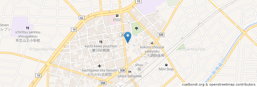 Mapa de ubicacion de 東春信用金庫 en Japan, Präfektur Aichi, 春日井市.