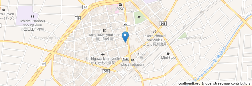 Mapa de ubicacion de 三菱東京UFJ銀行 en Japan, 愛知県, 春日井市.