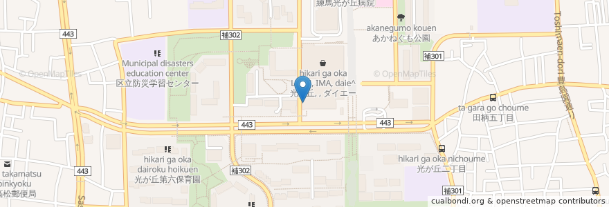Mapa de ubicacion de 三井住友銀行 en 일본, 도쿄도, 練馬区.