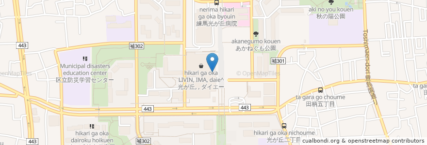 Mapa de ubicacion de マクドナルド en 일본, 도쿄도, 練馬区.