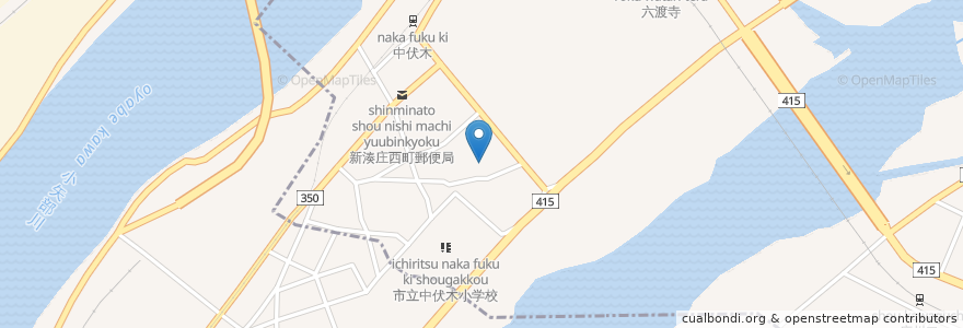 Mapa de ubicacion de 諏訪社 en 日本, 富山県.