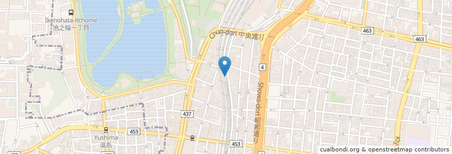Mapa de ubicacion de モーゼスさんのケバブ en 日本, 東京都, 台東区.