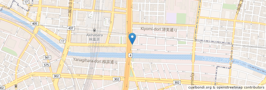 Mapa de ubicacion de フォレスト薬局 en Japón, Tokio, Chiyoda.