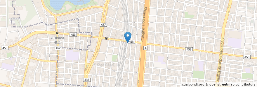 Mapa de ubicacion de コクミン en Giappone, Tokyo, 台東区.