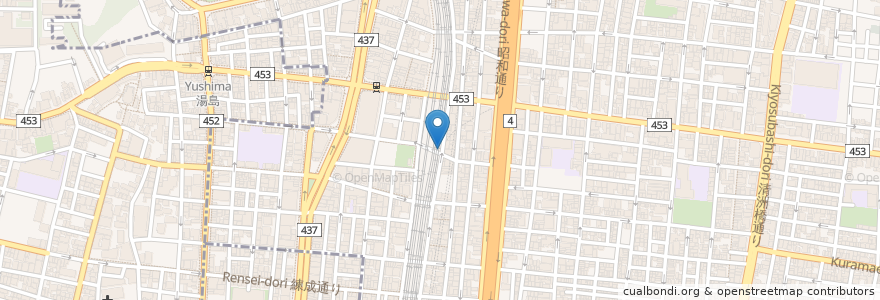 Mapa de ubicacion de 日乃屋 en Giappone, Tokyo, 台東区.