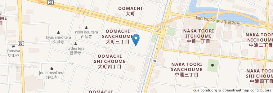 Mapa de ubicacion de 秋田杉 en 日本, 秋田県, 秋田市.
